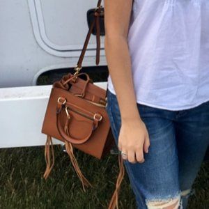 Rebecca Minkoff Medium Brown Crossbody Satchel